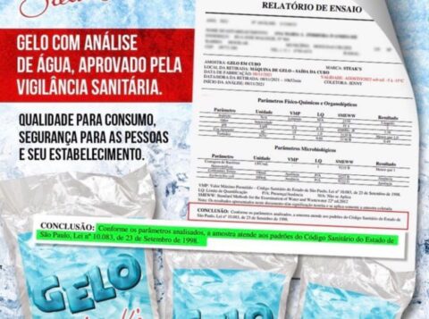 Análise da água